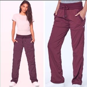 Lululemon Wine Berry Dance Pants Size 10